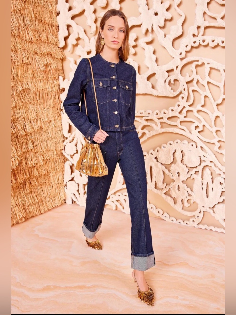 Ulla Johnson
The Sabine Tailored Denim Jacket